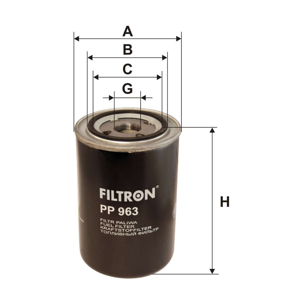Ilustracja PP 963 FILTRON filtr paliwa