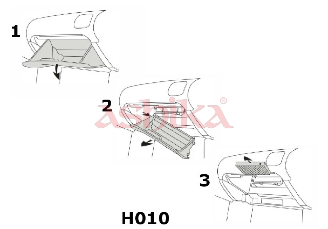 Ilustracja 21-H0-H010 ASHIKA filtr kabinowy