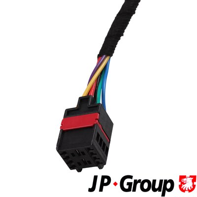 Ilustracja 1181222000 JP GROUP silnik elektryczny, tylna pokrywa