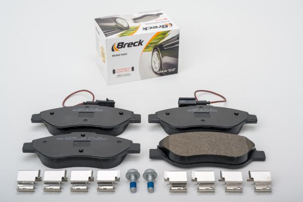 Ilustracja 23711 00 701 00 BRECK klocki hamulcowe