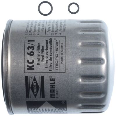 Ilustracja KC 63/1D MAHLE filtr paliwa