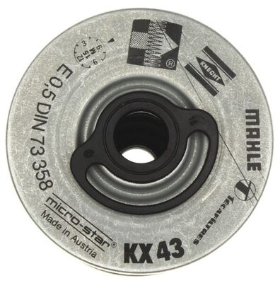 Ilustracja KX 43 MAHLE filtr paliwa