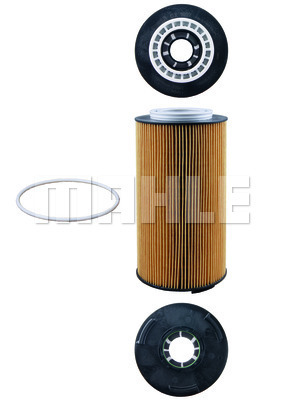 Ilustracja OX 1097D MAHLE filtr oleju