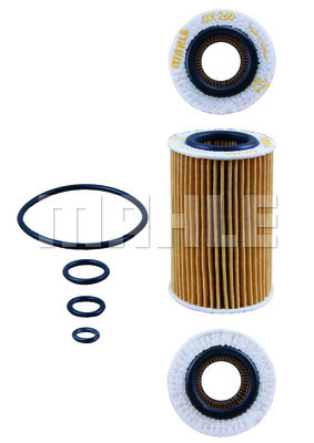 Ilustracja OX 260D MAHLE filtr oleju