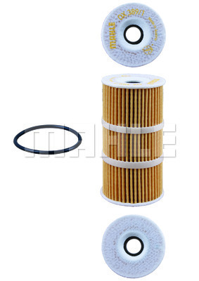 Ilustracja OX 389/1D MAHLE filtr oleju
