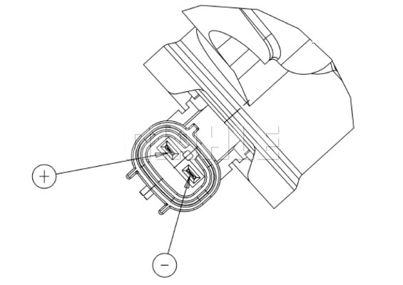 Ilustracja ACP 556 000P MAHLE sprężarka, klimatyzacja