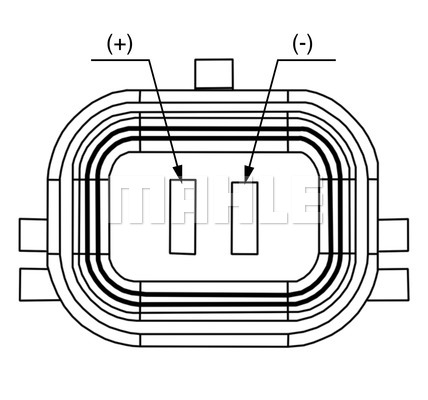 Ilustracja ACP 634 000P MAHLE sprężarka, klimatyzacja