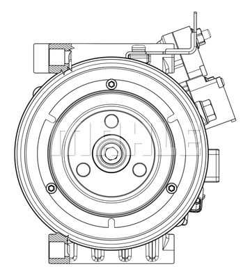Ilustracja ACP 635 000P MAHLE sprężarka, klimatyzacja