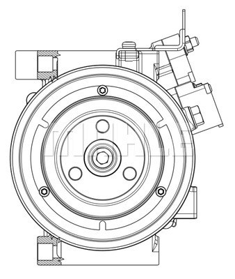 Ilustracja ACP 638 000P MAHLE sprężarka, klimatyzacja