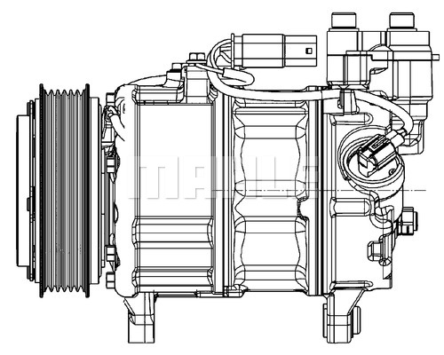 Ilustracja ACP 599 000P MAHLE sprężarka, klimatyzacja