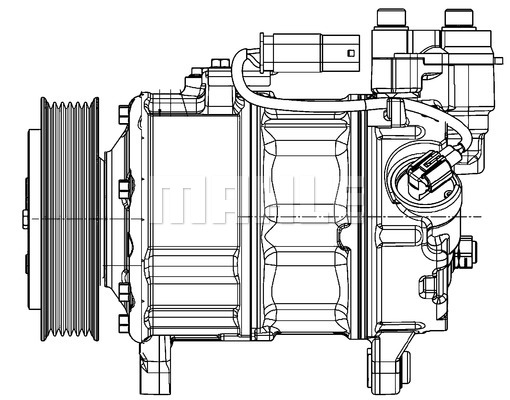 Ilustracja ACP 600 000P MAHLE sprężarka, klimatyzacja