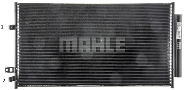 Ilustracja AC 33 000P MAHLE skraplacz, klimatyzacja