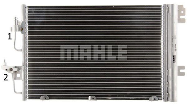 Ilustracja AC 377 000P MAHLE skraplacz, klimatyzacja