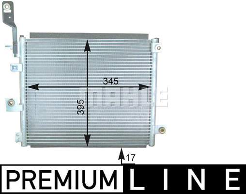 Ilustracja AC 432 000P MAHLE skraplacz, klimatyzacja
