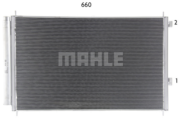 Ilustracja AC 798 000P MAHLE skraplacz, klimatyzacja