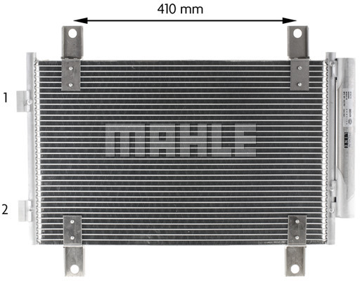 Ilustracja AC 833 000P MAHLE skraplacz, klimatyzacja