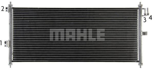 Ilustracja AC 788 000P MAHLE skraplacz, klimatyzacja