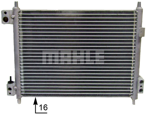 Ilustracja AC 856 000S MAHLE skraplacz, klimatyzacja