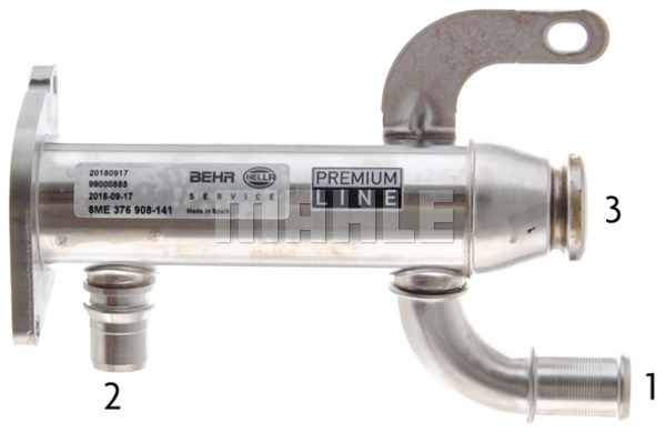 Ilustracja CE 34 000P MAHLE chłodnica, recyrkulacja spalin