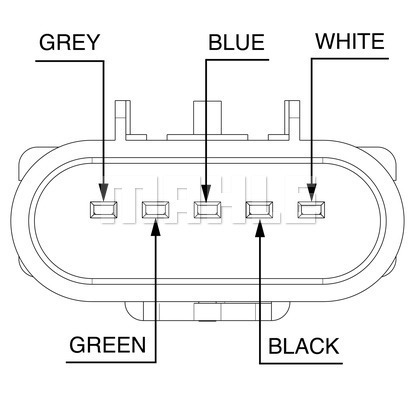 Ilustracja CFF 476 000P MAHLE wentylator, chłodzenie silnika