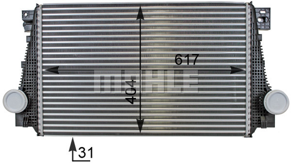 Ilustracja CI 29 000P MAHLE chłodnica powietrza doładowującego - intercooler