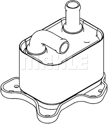 Ilustracja CLC 183 000P MAHLE chłodnica oleju, automatyczna przekładnia