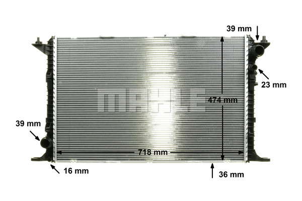Ilustracja CR 1026 000P MAHLE chłodnica cieczy