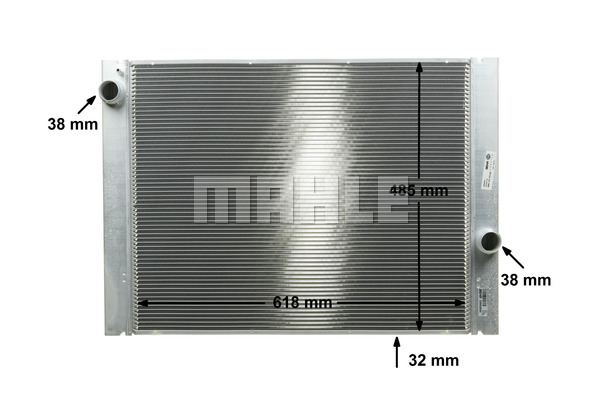 Ilustracja CR 1067 000P MAHLE chłodnica cieczy