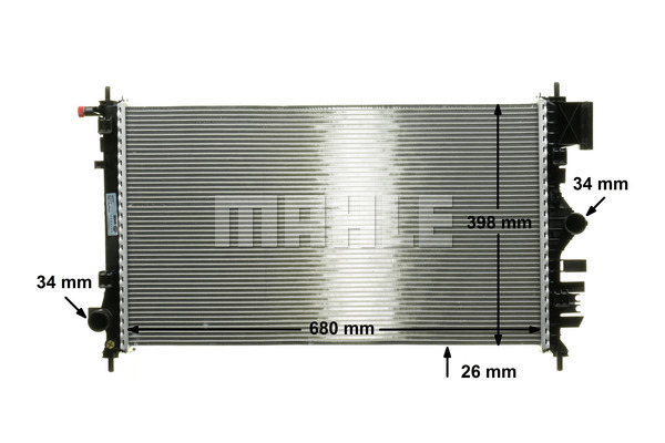 Ilustracja CR 1100 000P MAHLE chłodnica cieczy