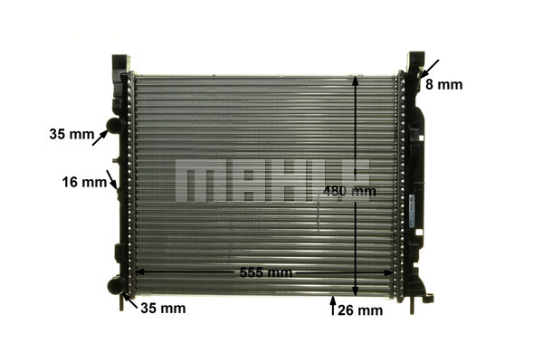 Ilustracja CR 1155 000P MAHLE chłodnica cieczy