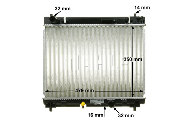 Ilustracja CR 1205 000S MAHLE chłodnica cieczy