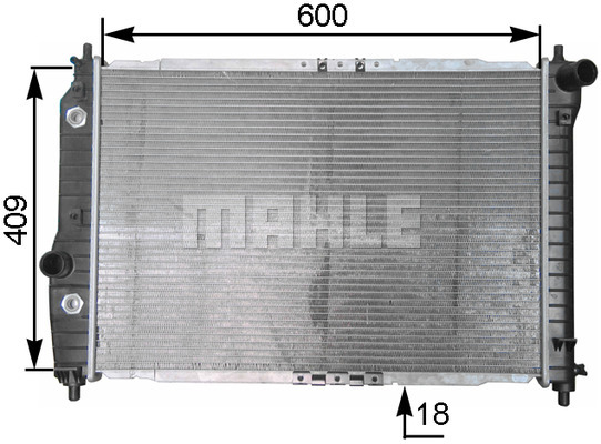 Ilustracja CR 131 000S MAHLE chłodnica cieczy