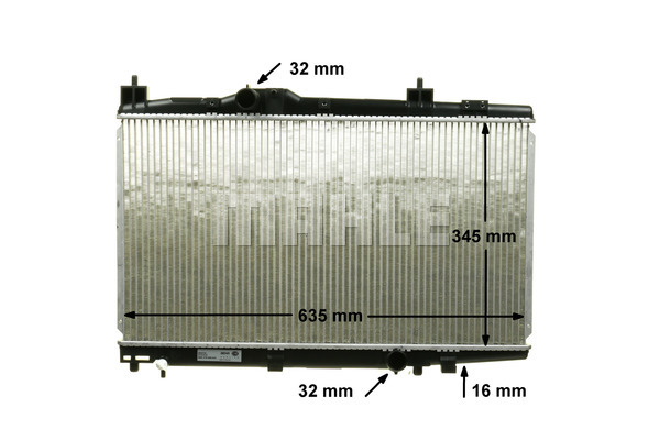 Ilustracja CR 2017 000S MAHLE chłodnica cieczy