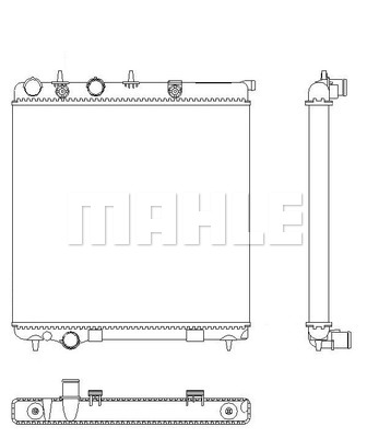 Ilustracja CR 2036 000S MAHLE chłodnica cieczy