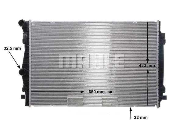 Ilustracja CR 2055 000S MAHLE chłodnica cieczy
