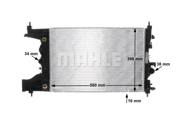 Ilustracja CR 2114 000S MAHLE chłodnica cieczy