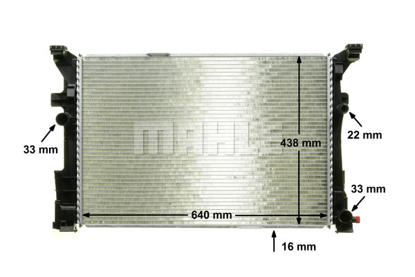 Ilustracja CR 2169 000P MAHLE chłodnica cieczy
