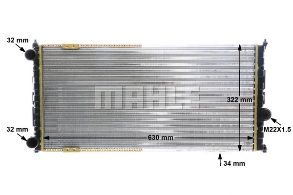 Ilustracja CR 363 000S MAHLE chłodnica cieczy