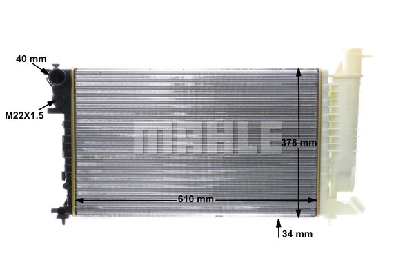 Ilustracja CR 497 000S MAHLE chłodnica cieczy