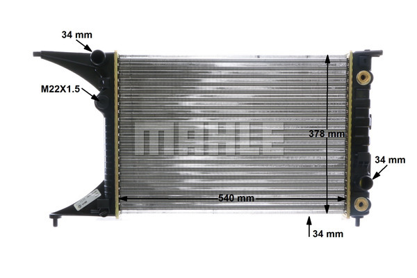 Ilustracja CR 559 000S MAHLE chłodnica cieczy