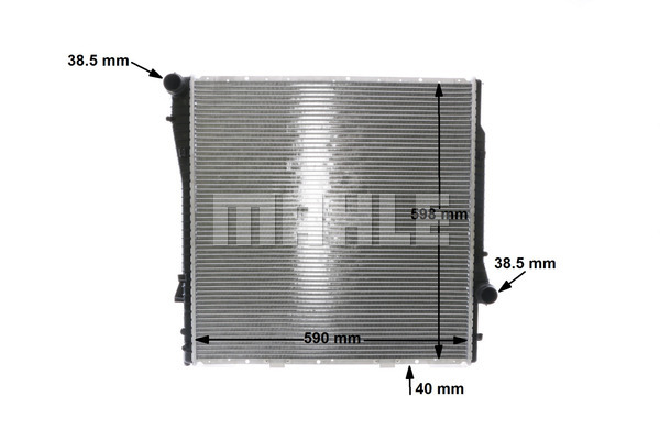 Ilustracja CR 573 000S MAHLE chłodnica cieczy
