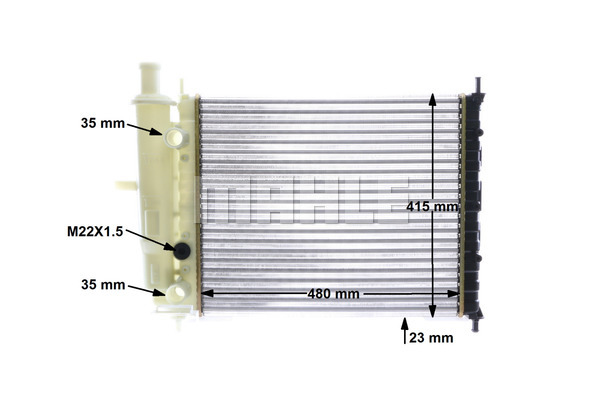 Ilustracja CR 630 000S MAHLE chłodnica cieczy