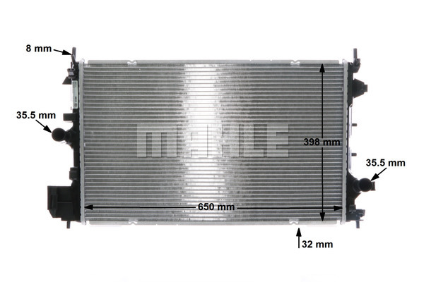 Ilustracja CR 835 000S MAHLE chłodnica cieczy