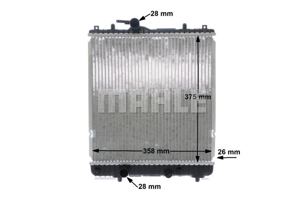 Ilustracja CR 837 000S MAHLE chłodnica cieczy