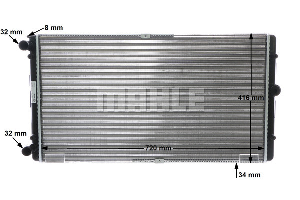 Ilustracja CR 829 000S MAHLE chłodnica cieczy