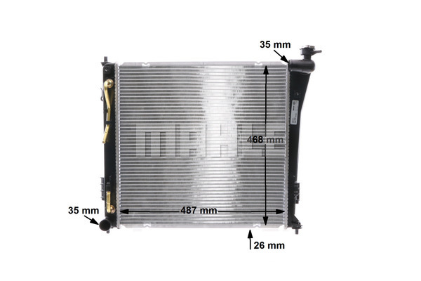 Ilustracja CR 847 000S MAHLE chłodnica cieczy
