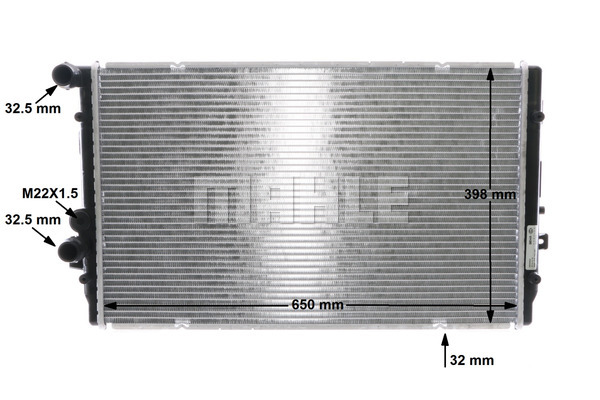 Ilustracja CR 854 000S MAHLE chłodnica cieczy