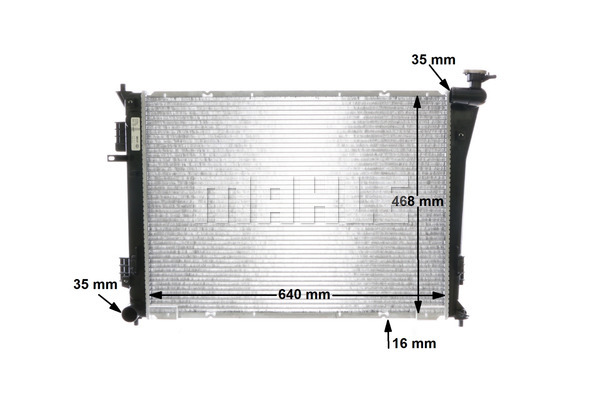 Ilustracja CR 846 000S MAHLE chłodnica cieczy