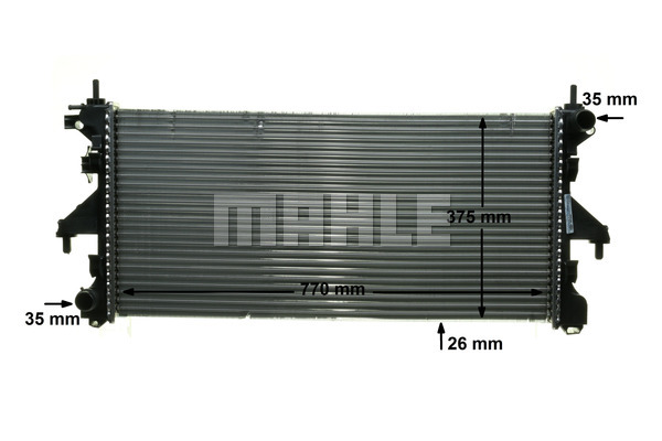 Ilustracja CR 885 000P MAHLE chłodnica cieczy