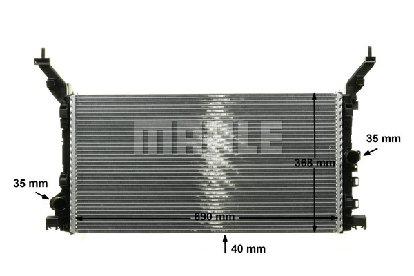 Ilustracja CR 896 000P MAHLE chłodnica cieczy